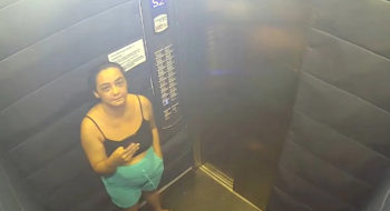 Vídeo mostra momento em que síndico ataca corretora no subsolo de prédio 